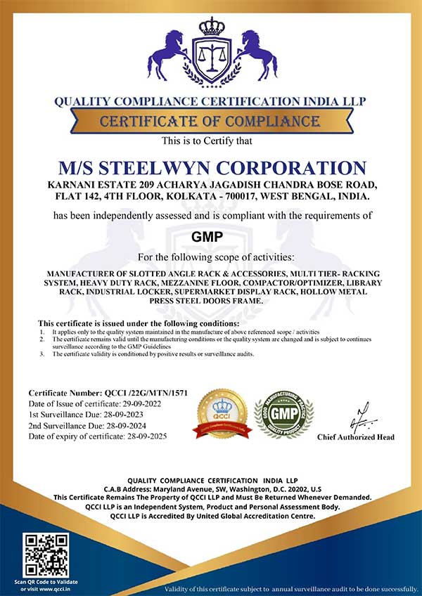 GMP CERTIFICATE
